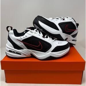 Nike Air Monarch IV Men's Trainers Sneakers Red/Black/White - Size 9.5